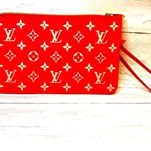 Louis Vuitton Spring in the City Hot Pink neverfull pochette